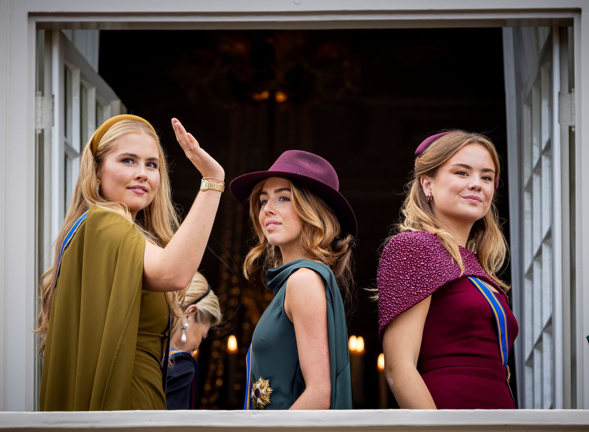 Princess Amalia of The Netherlands, Princess Alexia of The Netherlands and Princess Ariane of The Netherlands during Prinsjesdag 2026