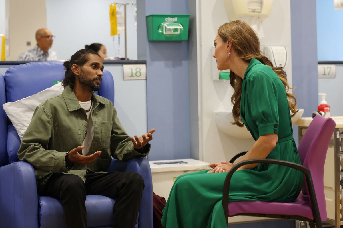 Kate sat down with patients to hear about their experiences with cancer treatment and recovery.