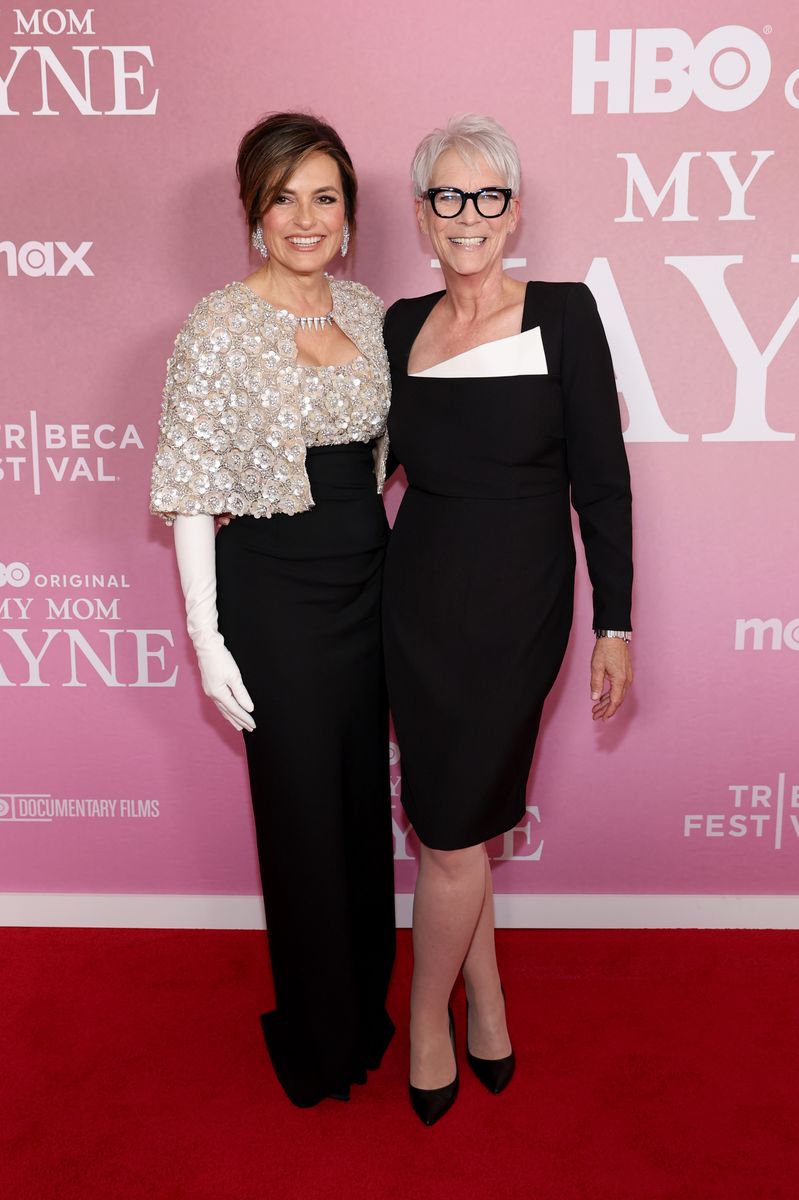 Mariska Hargitay and Jamie Lee Curtis attend the "My Mom Jayne: A Film by Mariska Hargitay"
