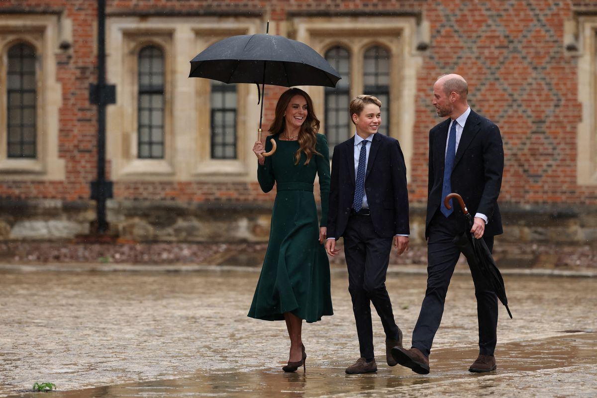Prince William and Prince Harry studied at Eton College, a school that was selected by their mother