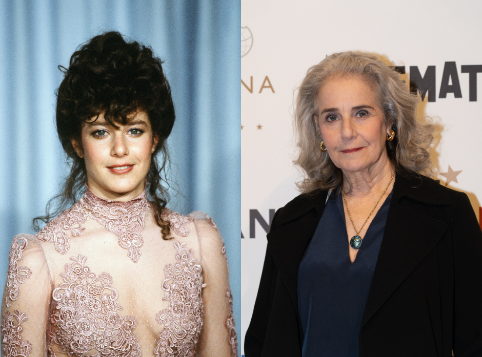 Split image of Debra Winger.