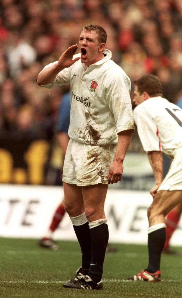 England's Mike Tindall made his debut in 1996